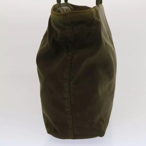 PRADA Tote Bag Nylon Khaki Auth - Picture 15 of 16